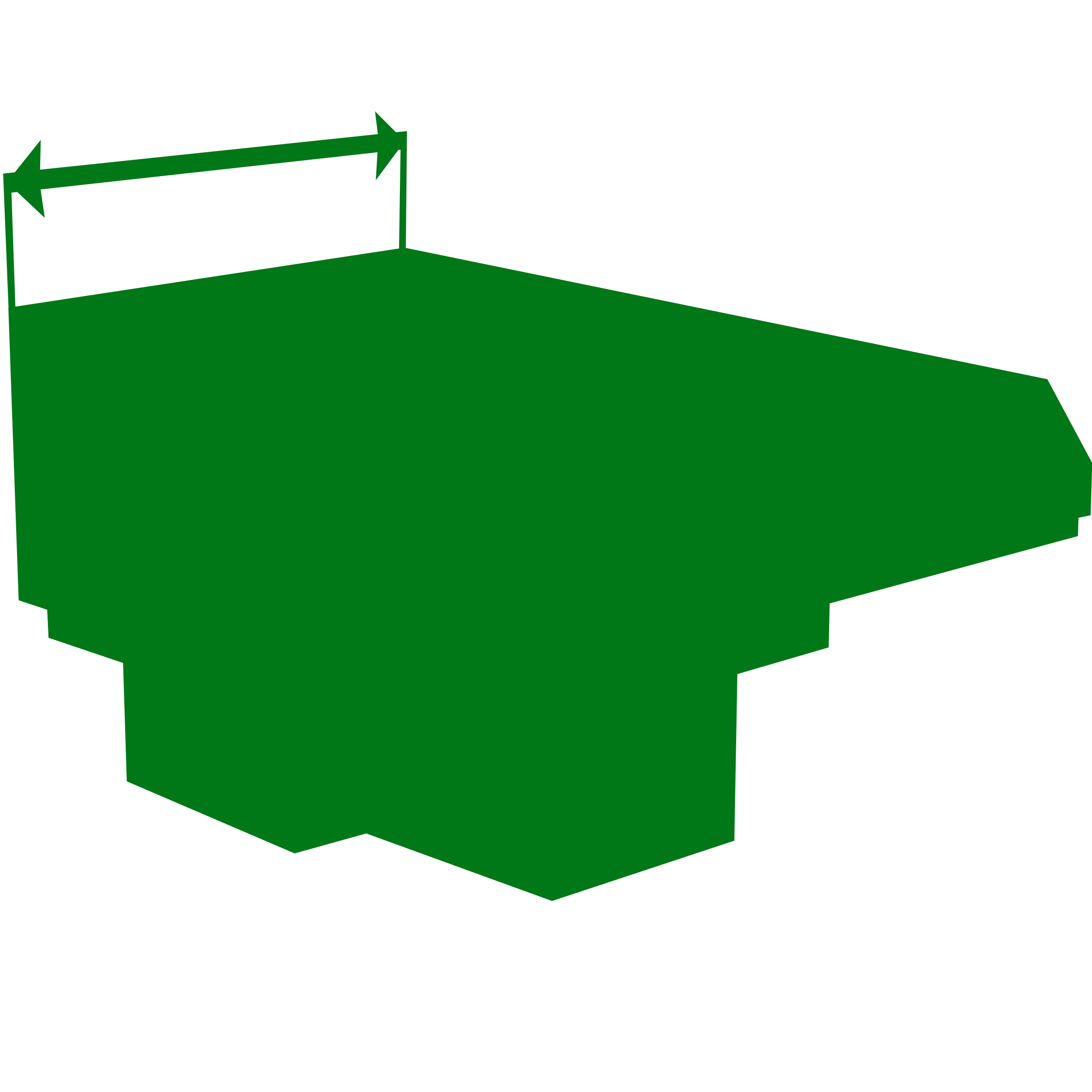 largeur total cellules sakado vert