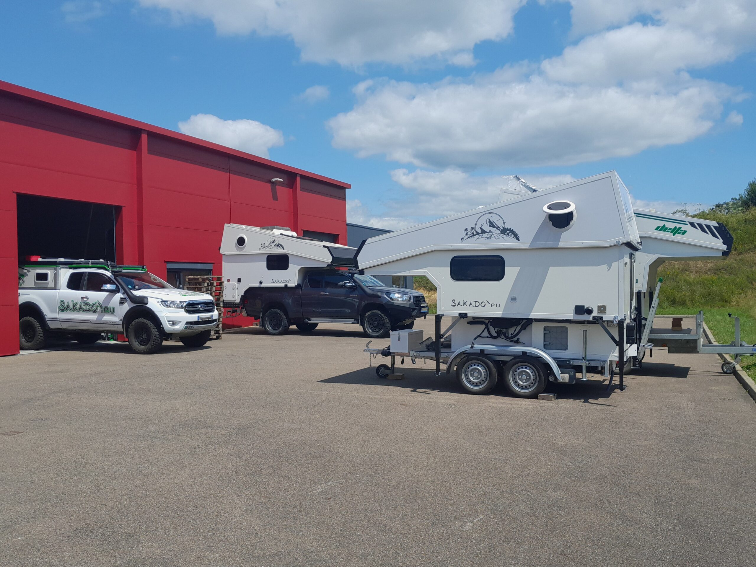 4 cellules sakado sur pick up préparés