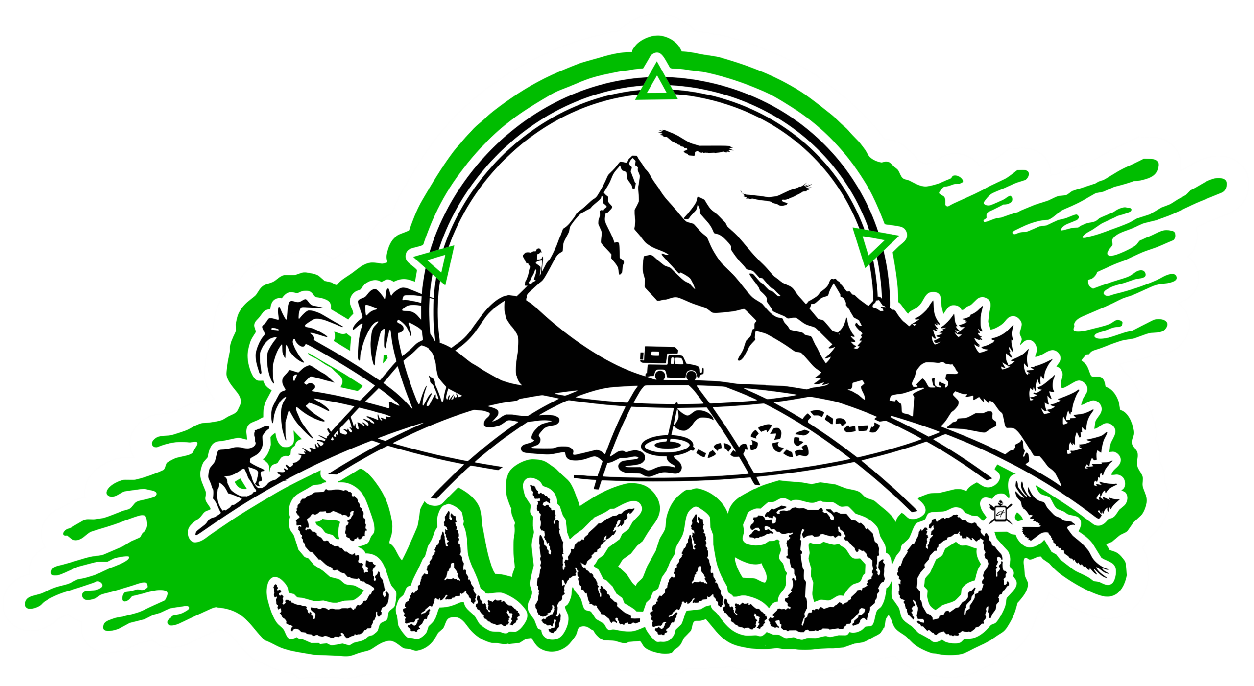 logo Sakado 2025 fond vert